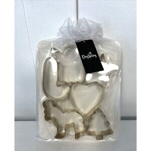 Dayspring New Christmas Story Cookie Cutters Bundle Gold Sparkly Bag NWT
